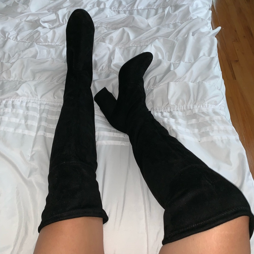 Knee High Suede Boots